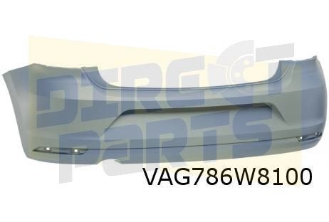 Volkswagen Polo VII (6/14-7/17) Achterbumper (GRU) (met gat, Neuf, Arrière, Volkswagen, -