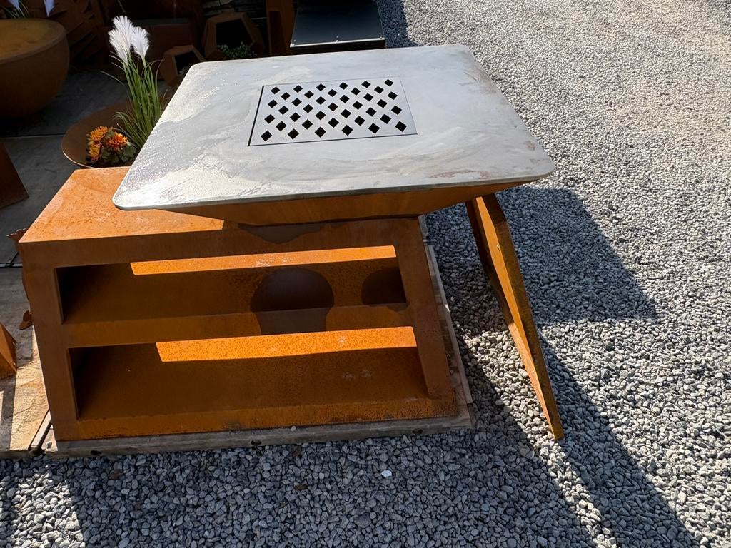 Barbecue en acier Corten, Ophalen of Verzenden, Nieuw