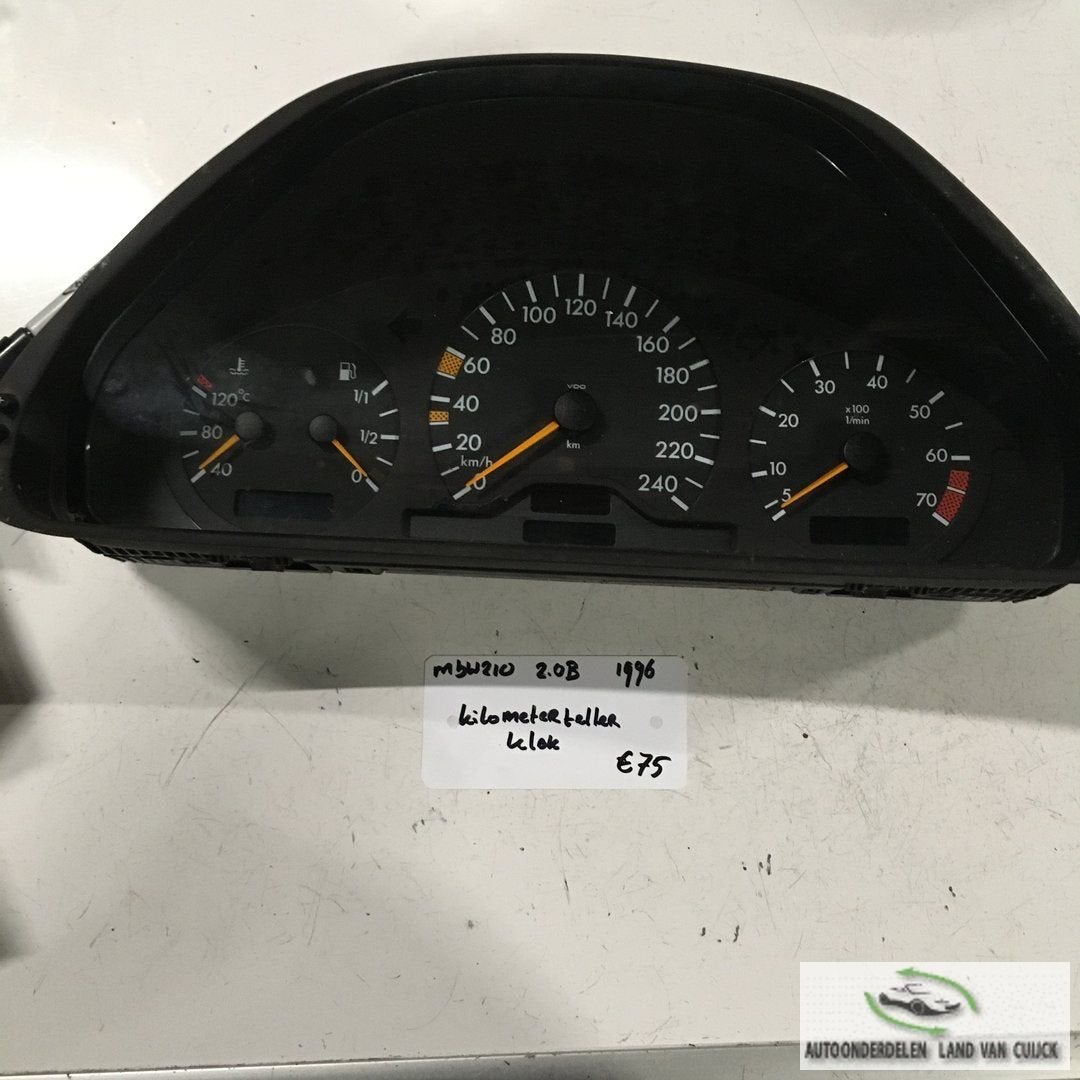 Mercedes W210 2.0 Benzine 1996  Km Tellerklok  210 540 03 48, Gebruikt, -, -, Ophalen of Verzenden