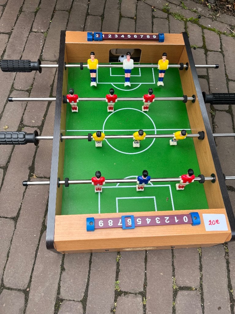 Tafelvoetbal, Ophalen, Zo goed als nieuw