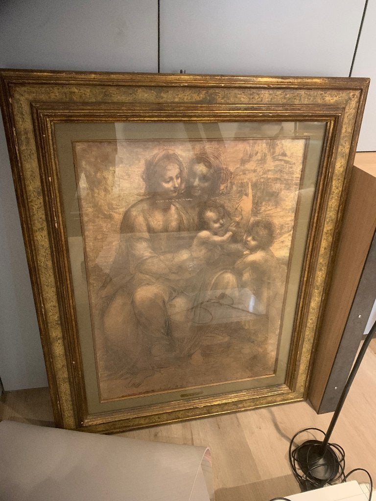 Lito schilderij kader, Enlèvement, Sous verre