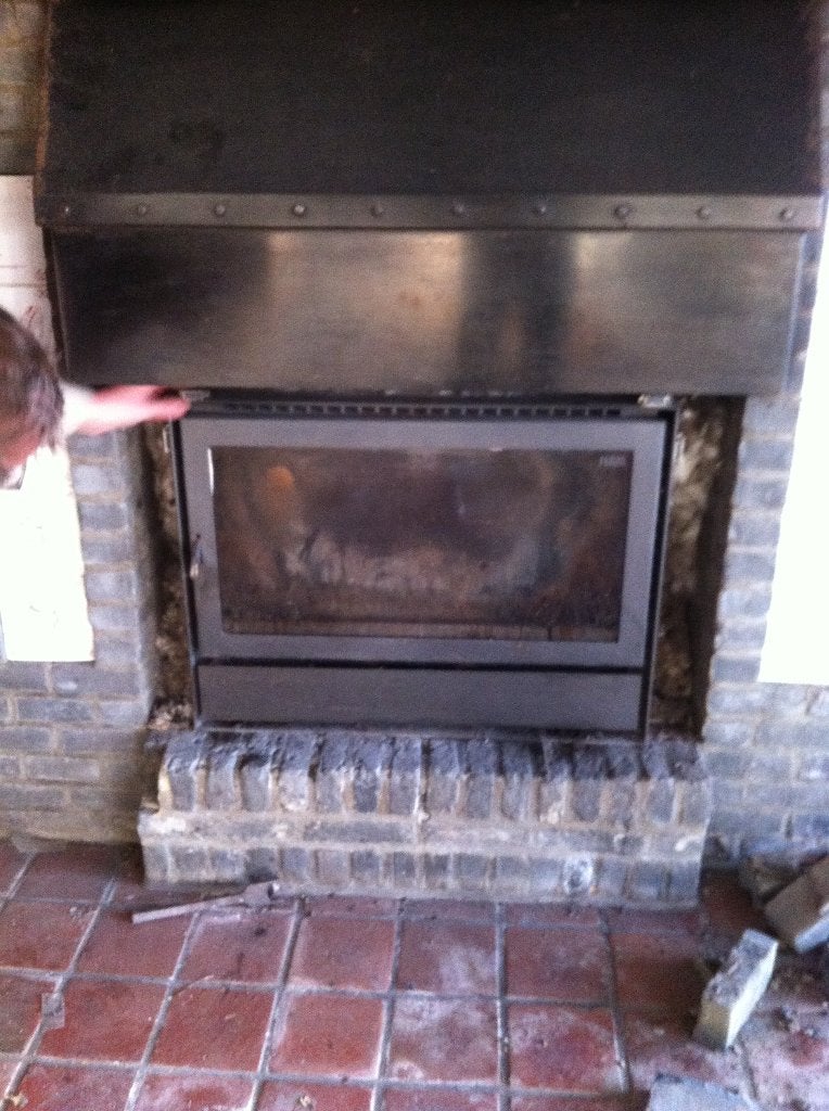 Inbouwcassette, Huis en Inrichting, Ophalen, Gebruikt, Houtkachel, Inbouw
