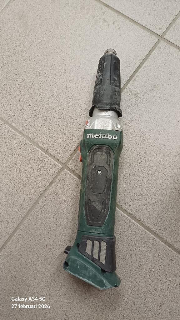 Metabo haakse slijper 18v LTX, Ophalen, Gebruikt, Rechte handslijpmachine