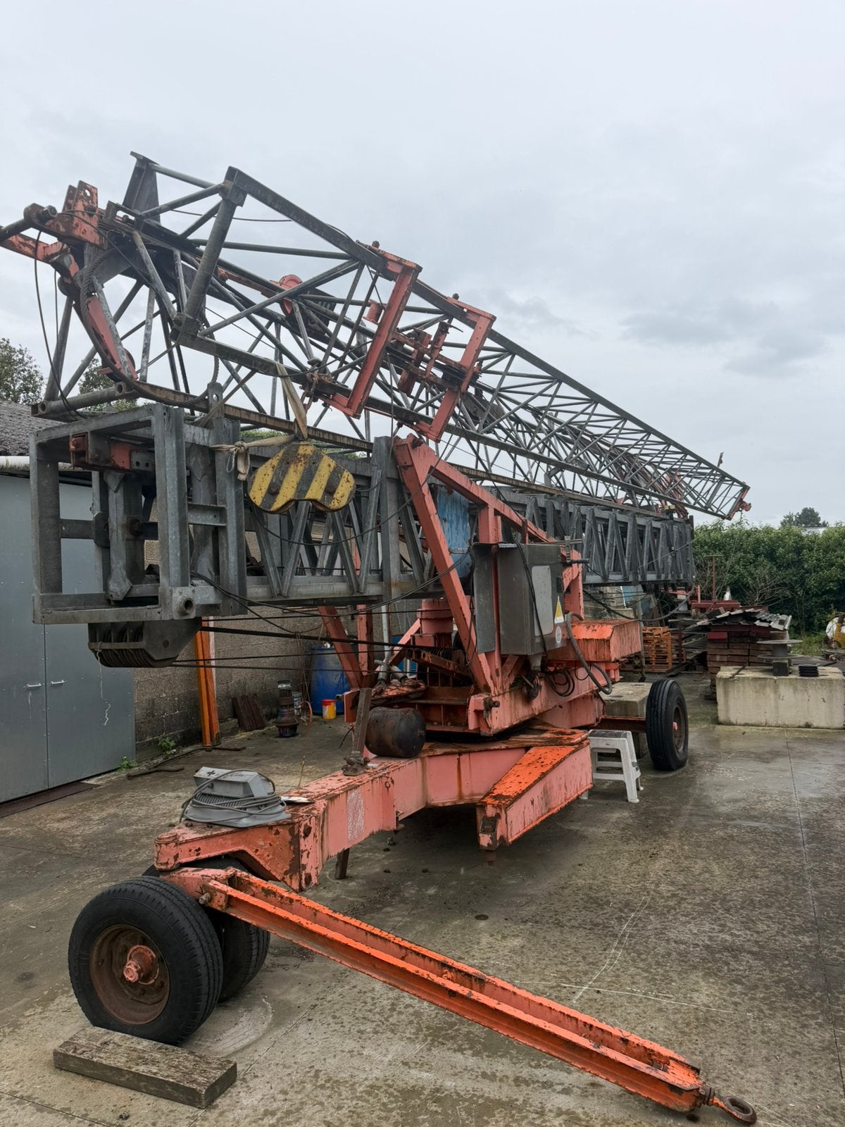 Bouwkraan vicario 170/7 Te Koop, Ophalen, Hijswerktuig, Italie, Zie website vicario srl