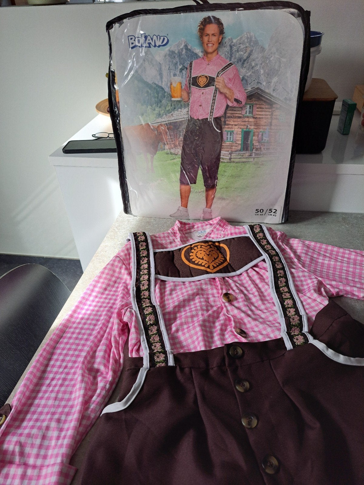 lederhosen met hemd nieuwstaat, Kleding | Dames, Ophalen, Kleding