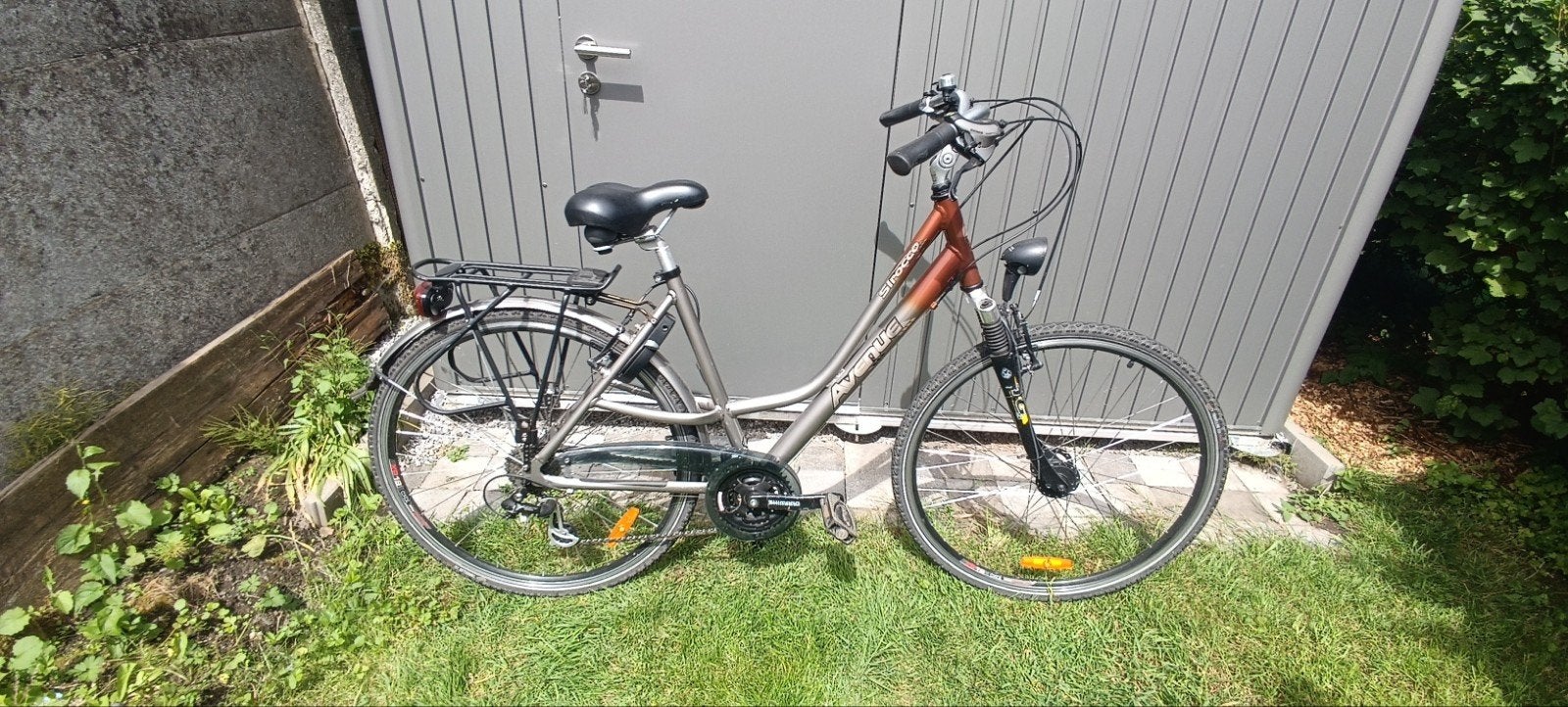 Vélo femme  Avenue Sirocco, Enlèvement, Suspension