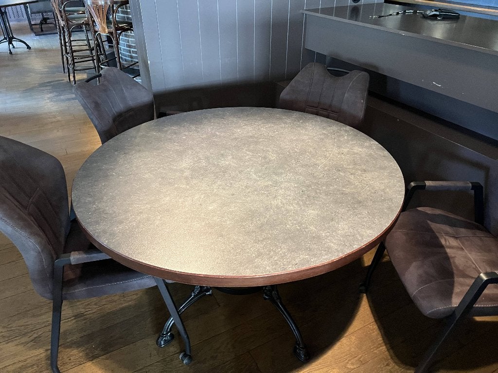 Ronde tafel 1m20 x 76 hoog, Ophalen, Gebruikt, Meubilair