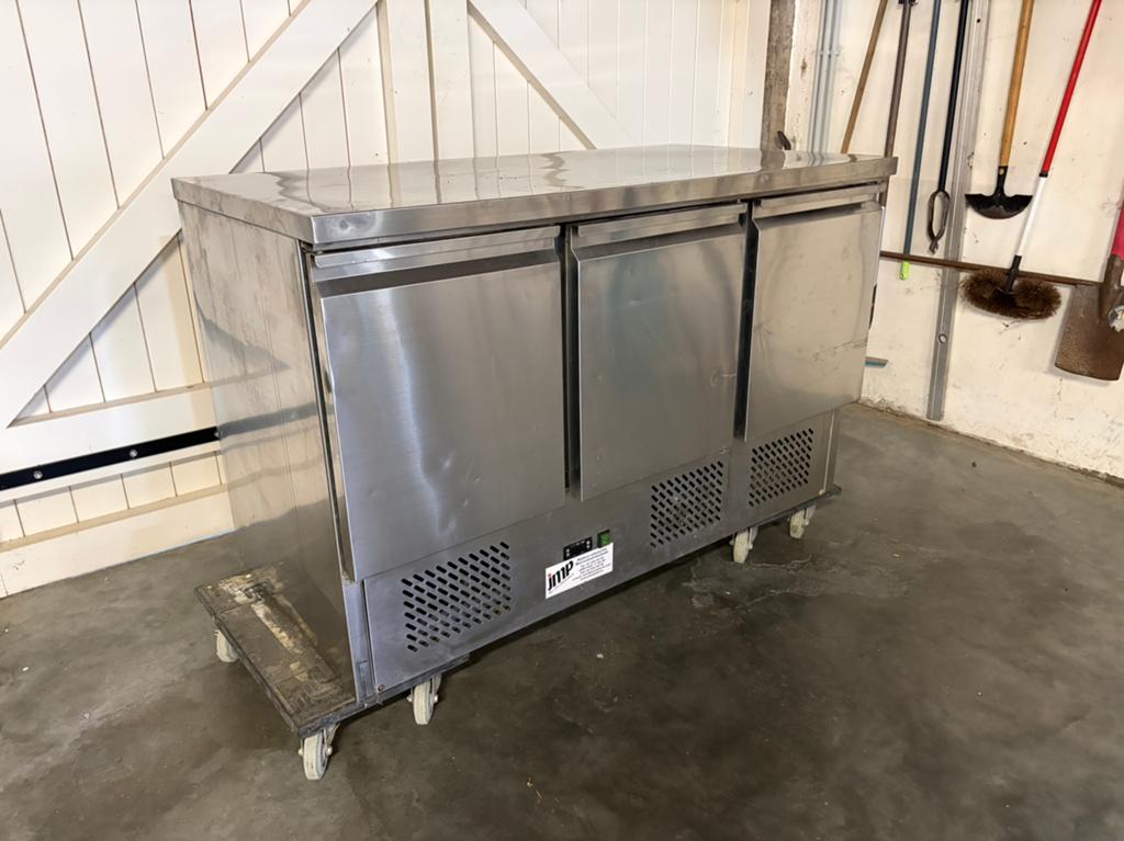 Polar professionele 3-deurs koeler inox – horeca koelkast, Zakelijke goederen, Horeca | Keukenapparatuur, Ophalen, Gebruikt, Koelen en Vriezen