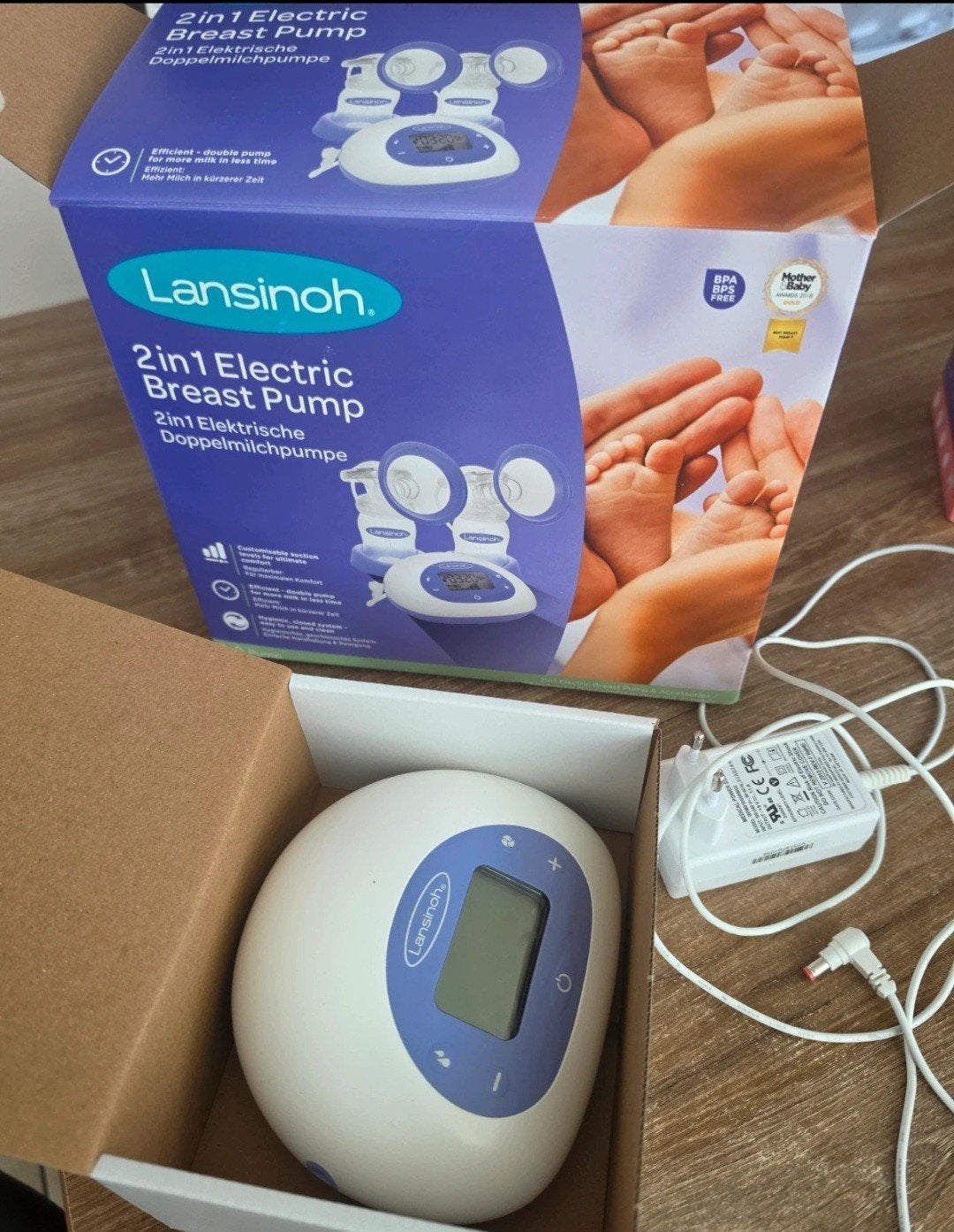 Tire lait Lansinoh 2 en 1 Écran numérique, Avec biberons, Comme neuf, Enlèvement, Autres marques
