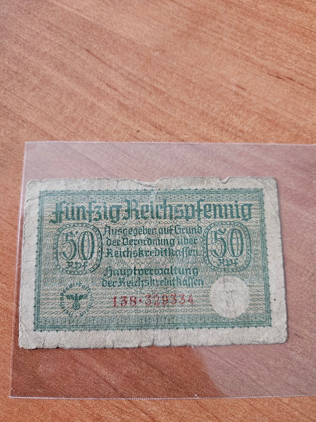 50 reichspfenning Duitsland WWII, Postzegels en Munten, Ophalen of Verzenden, Duitsland, Los biljet