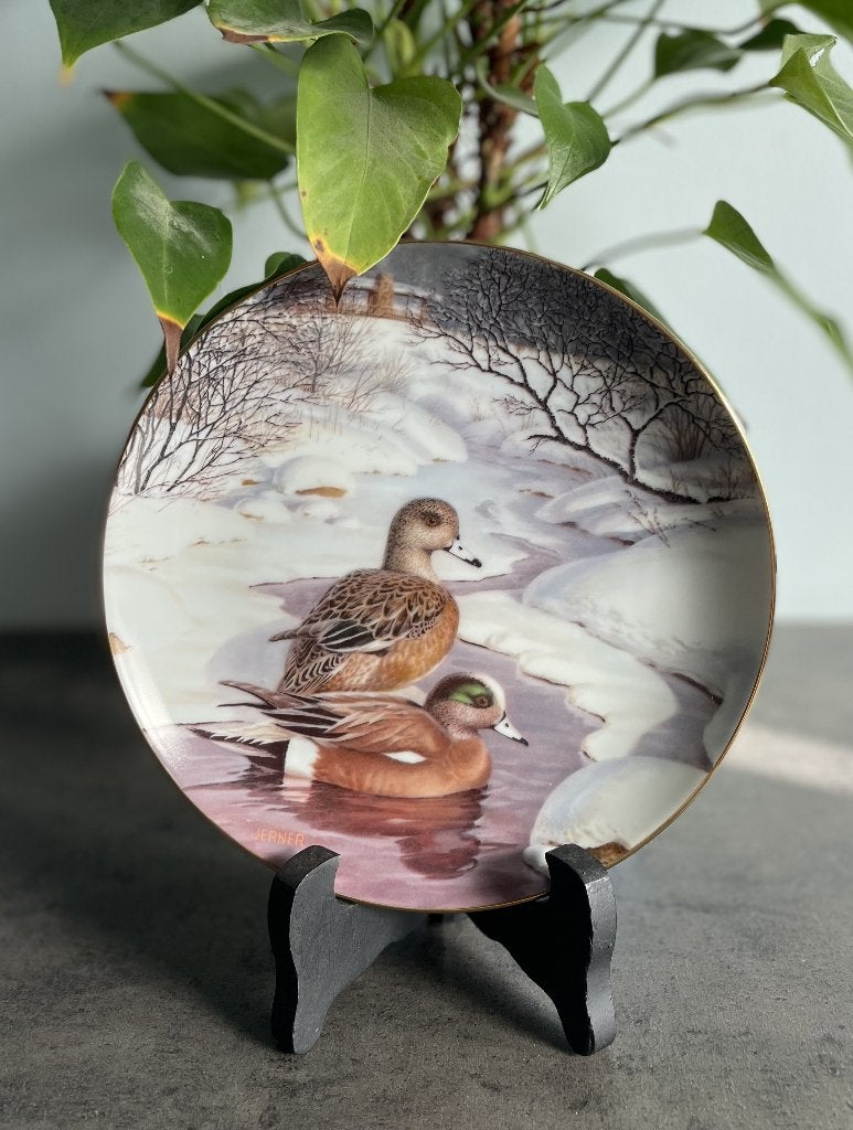Assiette de collection vintage « The American Wigeon », Enlèvement