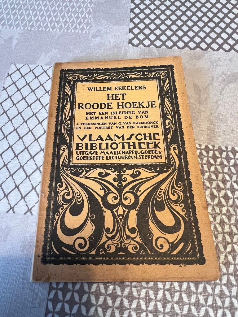 Het roode hoekje door Willem Eekelers *Rare*, Antiek en Kunst, Ophalen of Verzenden, Willem Eekelers