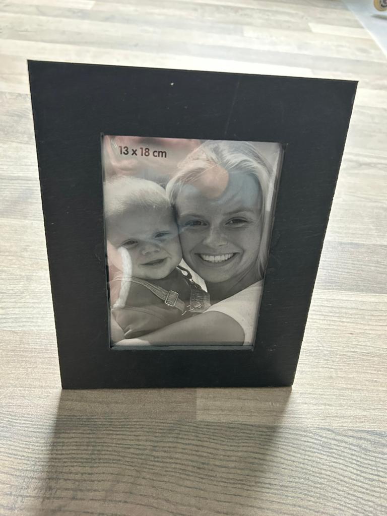Foto kader in leisteen, Audio, Tv en Foto, Fotografie | Fotolijsten, Ophalen, Zo goed als nieuw