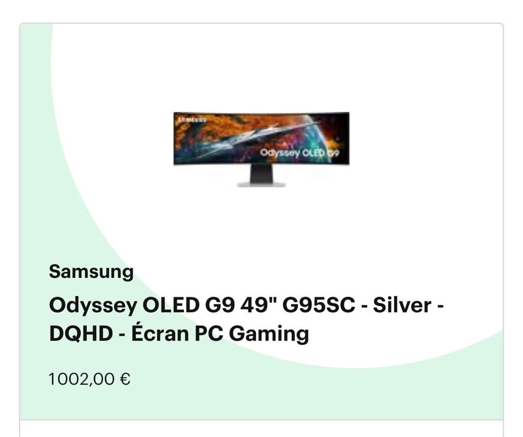 Samsung OLED G9 49" - Nooit uitgepakt - Factuur en garantie, 101 t/m 150 Hz, Hoofdtelefoonaansluiting, Nieuw, Minder dan 1 ms