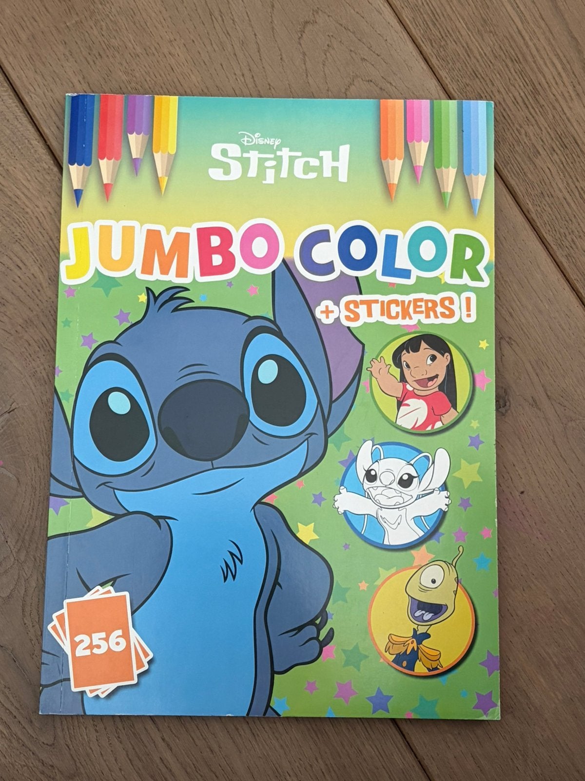 Kleurboek - Stitch - Jumbo Color met stickers, Kinderen en Baby's, Ophalen of Verzenden, Nieuw, Knutselen