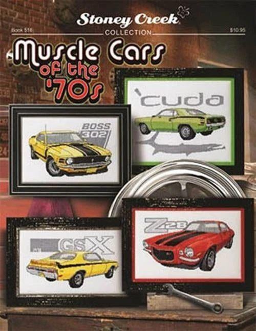 Livre 516 de Stoney Creek - Muscle Cars des années 70, Hobby & Loisirs créatifs, Broderie & Machines à broder, Enlèvement ou Envoi