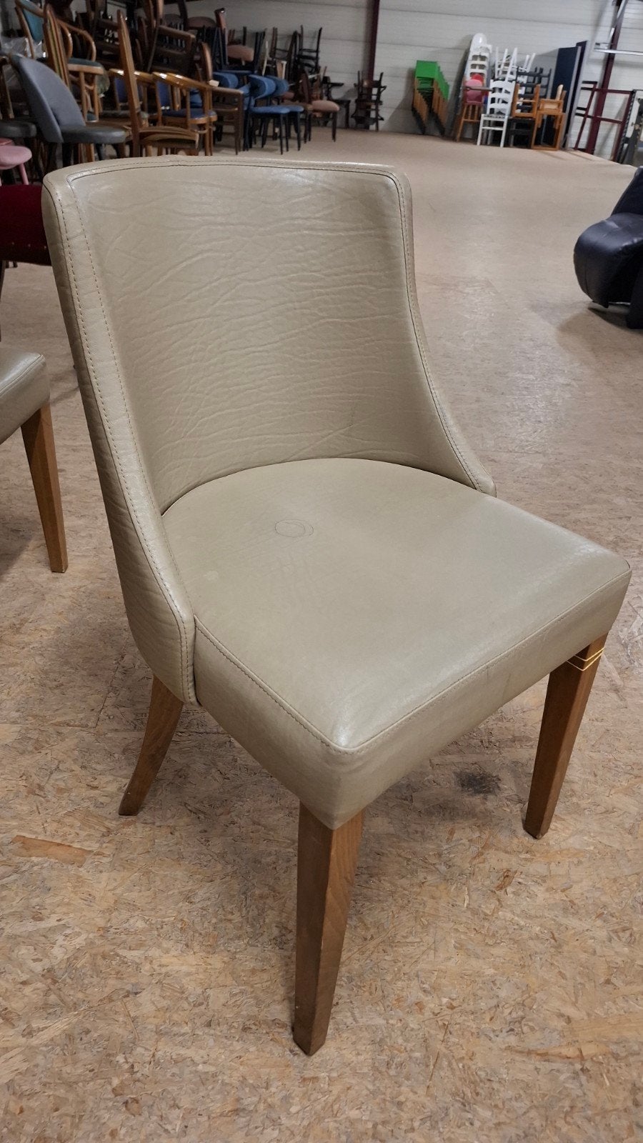 22 trendy horeca cafe eetkamer vintage partij stoelen, Ophalen of Verzenden, Gebruikt, Leer, Vijf, Zes of meer stoelen
