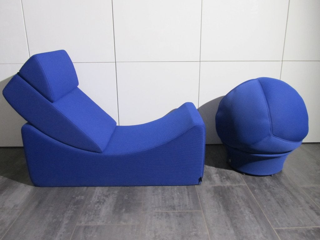 LINA moon chair + Frozen Ball - topstaat, Enlèvement, Comme neuf, Tissus, Design