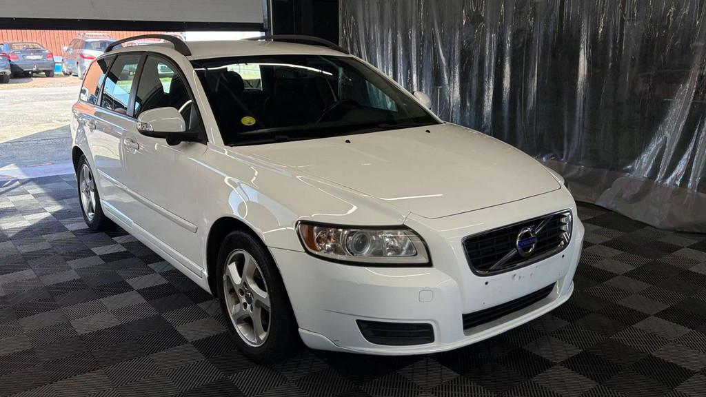 Volvo V50 1.6 D DRIVe bj. 2011 Euro 5, Auto's, Euro 5, Gebruikt, Zwart, Wit
