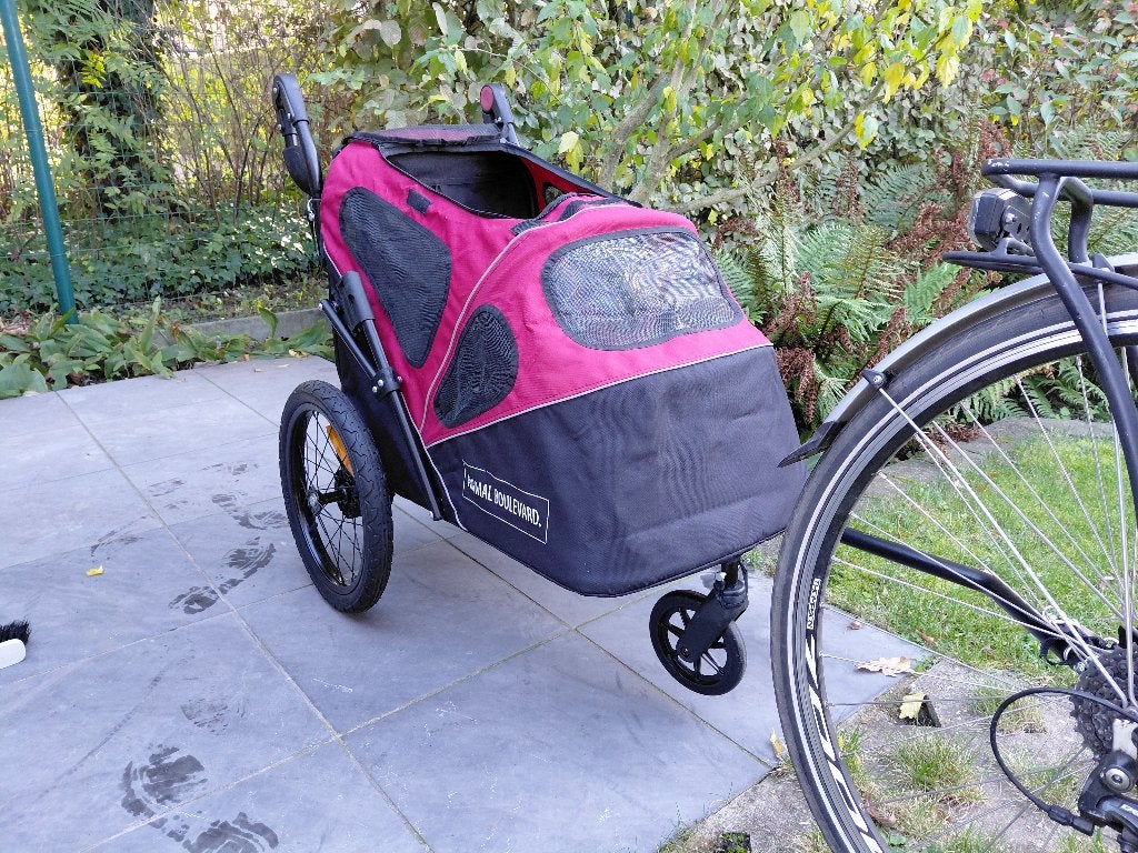 Hondenfietskar en -buggy, Dieren en Toebehoren, Overige merken, Ophalen, Zo goed als nieuw, Hondenfietskar