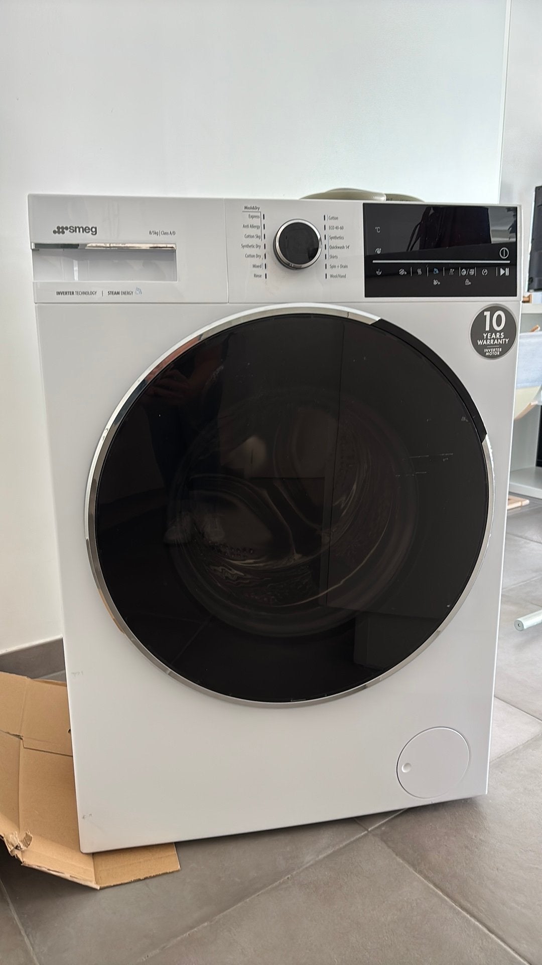 Smeg was-droogcombinatie, Electroménager, Enlèvement, Comme neuf