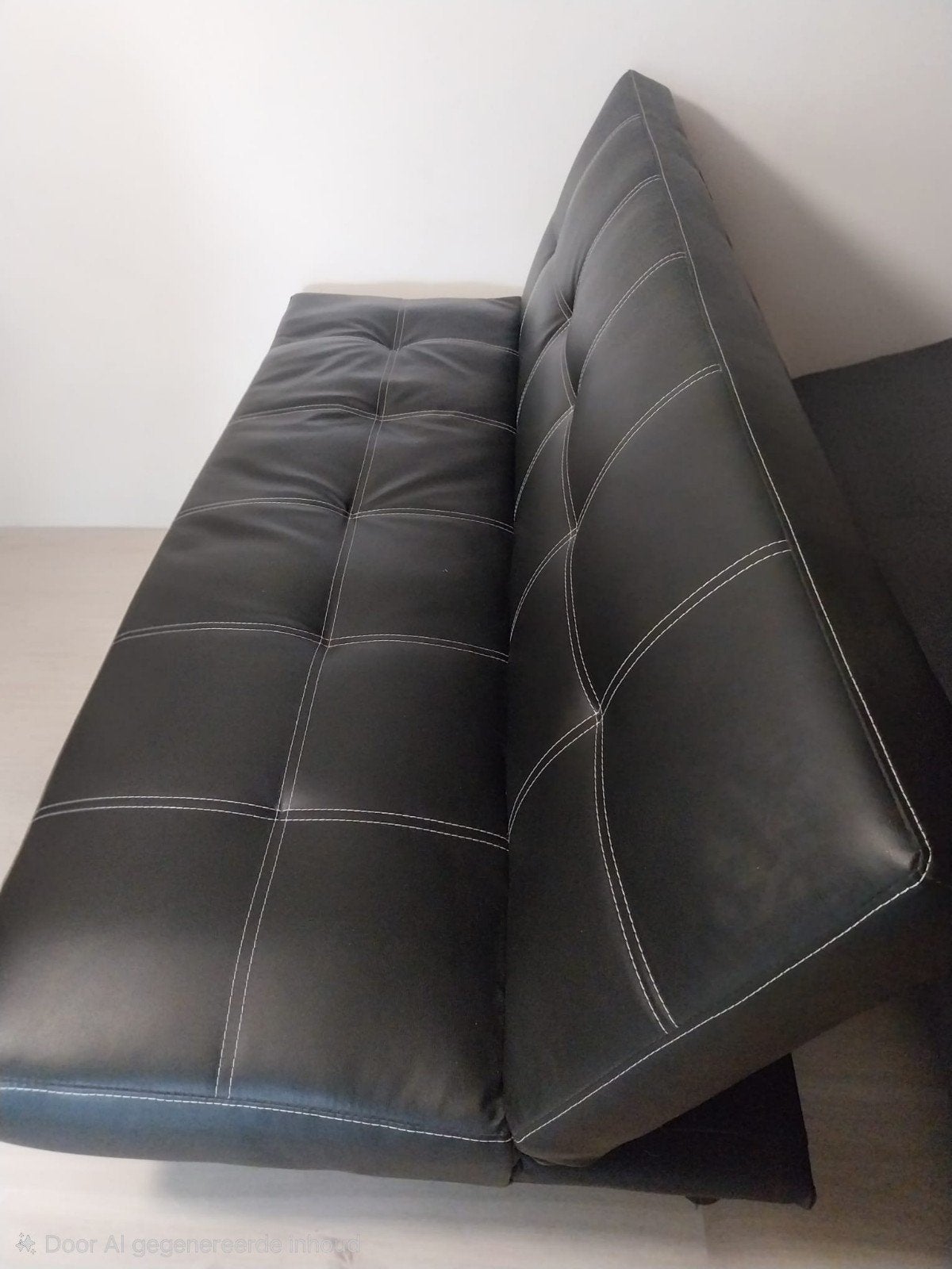 Zetelbed zwart, Huis en Inrichting, Slaapkamer | Slaapbanken, Ophalen, Zwart, 190 cm of minder, Twijfelaar