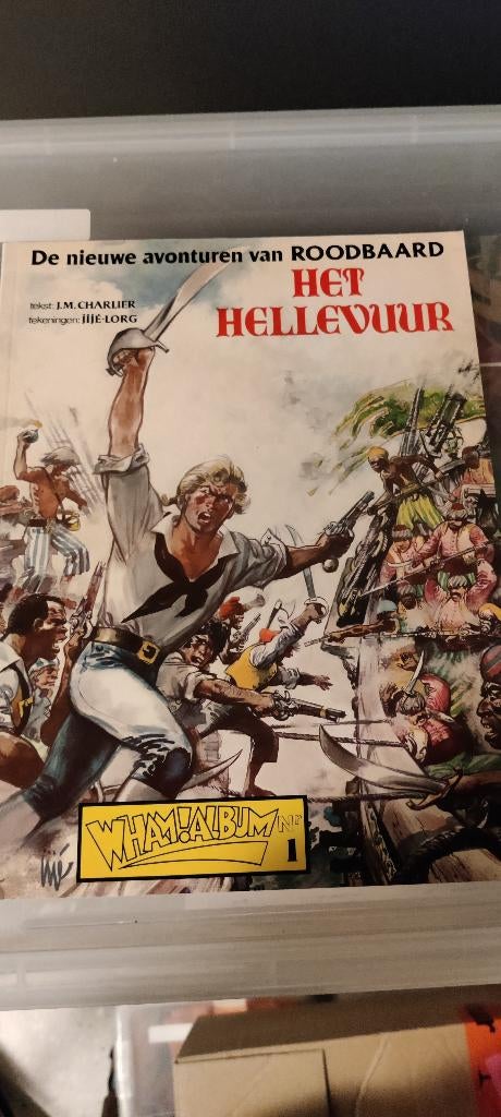 Roodbaard - 1 - Hellevuur, Boeken, Stripverhalen, Ophalen, Eén stripboek, J.M. Charlier ⭐ Jijé-Lorg, Zo goed als nieuw