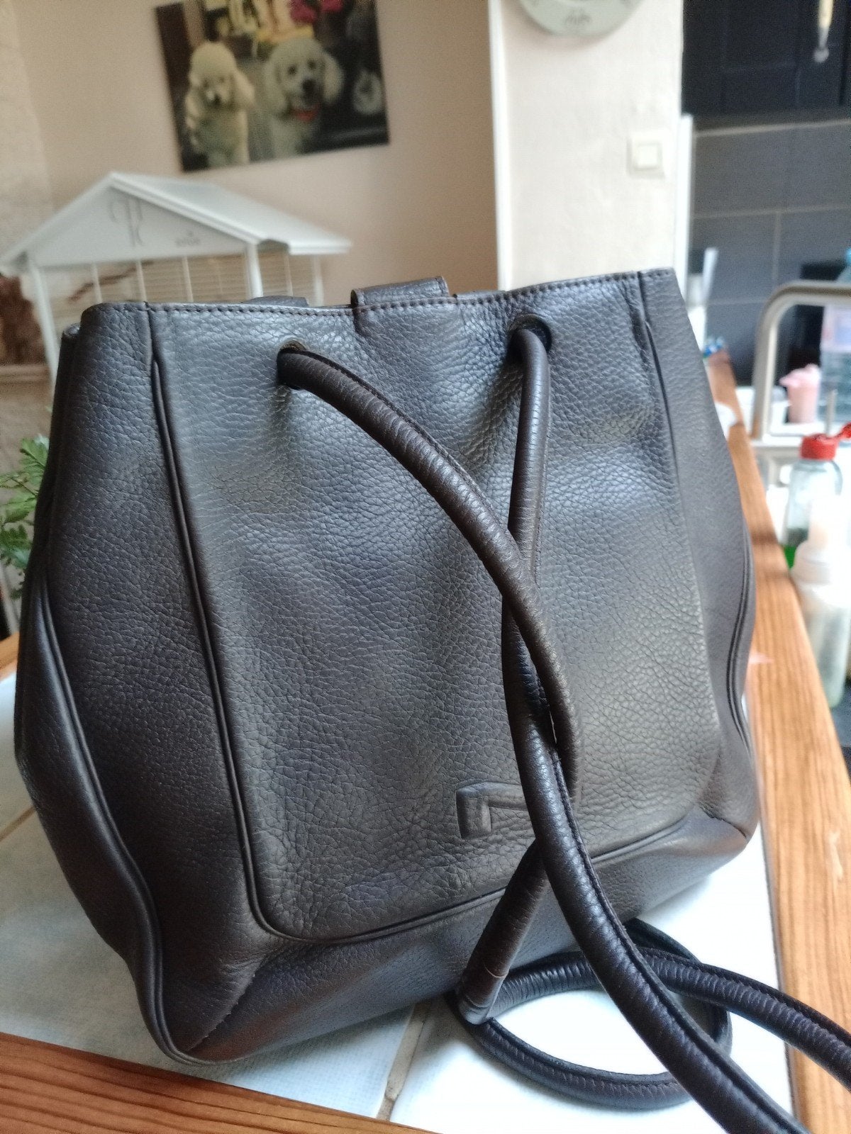 Handtas Nathan bruin, Enlèvement ou Envoi, Brun, Sac à main