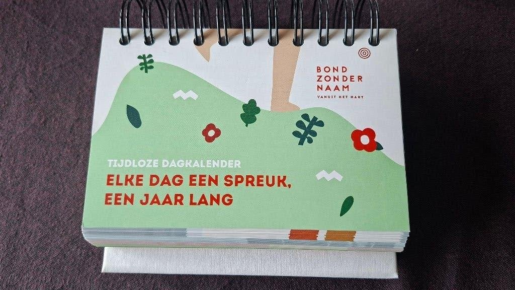 Tijdloze dagkalender Bond Zonder Naam Dagspreuken, Maison & Meubles, Accessoires pour la Maison | Tableaux à écrire & Proverbes