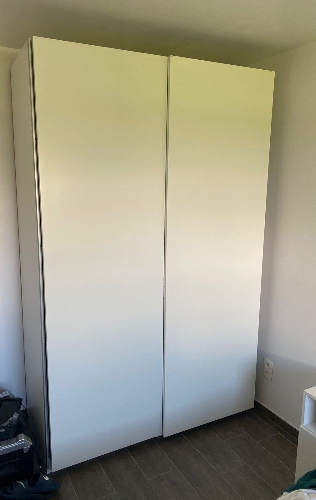 Witte kleerkast, Ophalen, Gebruikt, 200 cm of meer