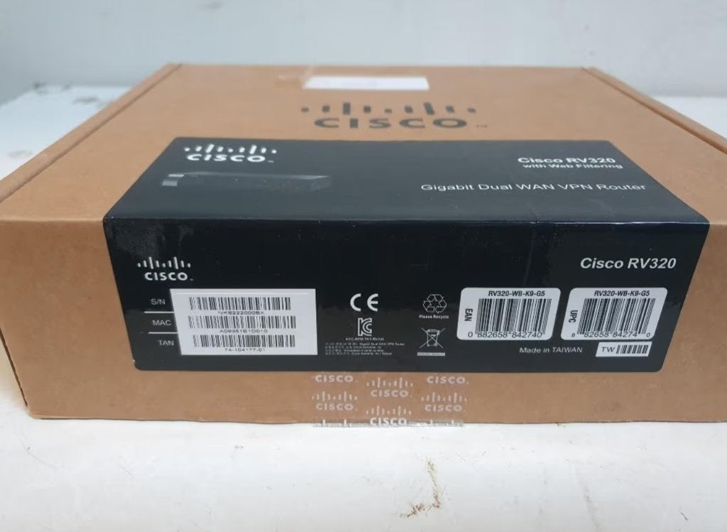 Cisco RV320 Dual Gigabit WAN VPN Router Data Sheet, Informatique & Logiciels, Routeurs & Modems, Enlèvement ou Envoi, Utilisé