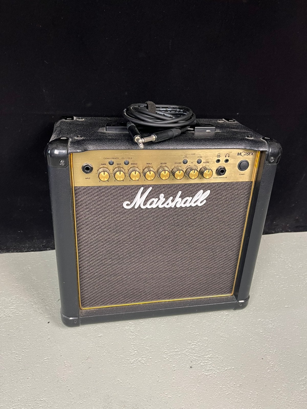 Marshall MG15CFX versterker, Muziek en Instrumenten, Versterkers | Bas en Gitaar, Ophalen, Zo goed als nieuw, Gitaar