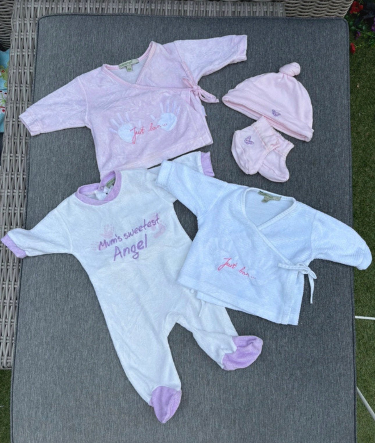 Lot vêtements naissance 0 mois Prémaman – 5 pièces fille, Enfants & Bébés, Enlèvement, Utilisé, Autres tailles
