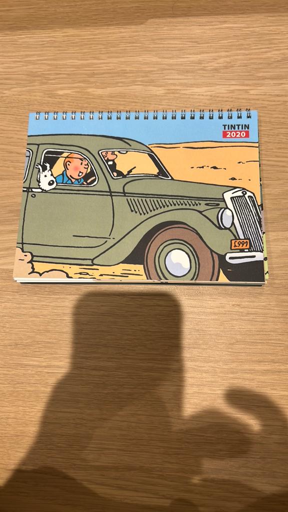 Hergé kuifje kalender 2020, Verzamelen, Stripfiguren, Ophalen of Verzenden, Kuifje, Nieuw
