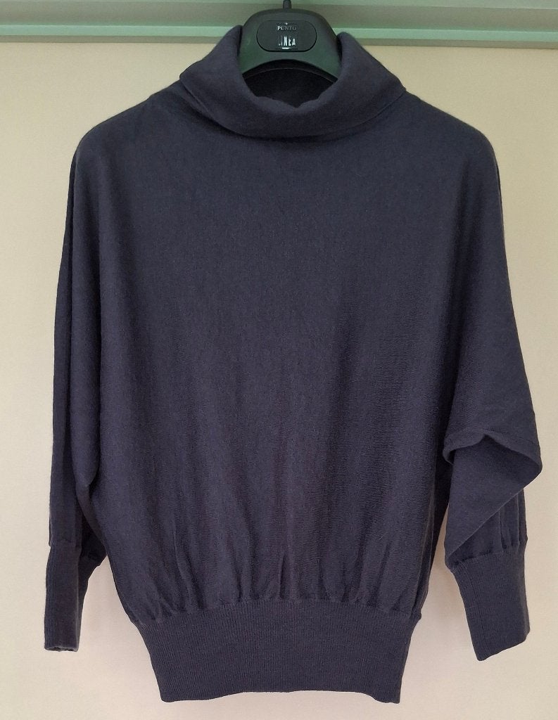 100% cashmere trui 'Allude' ( donkerblauw) maat 38, Ophalen of Verzenden, Maat 38/40 (M), Blauw
