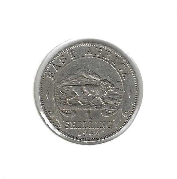 Oost-Afrika, 1 Shilling 1949., Timbres & Monnaies, Monnaies | Afrique, Enlèvement ou Envoi, Autres pays, Monnaie en vrac