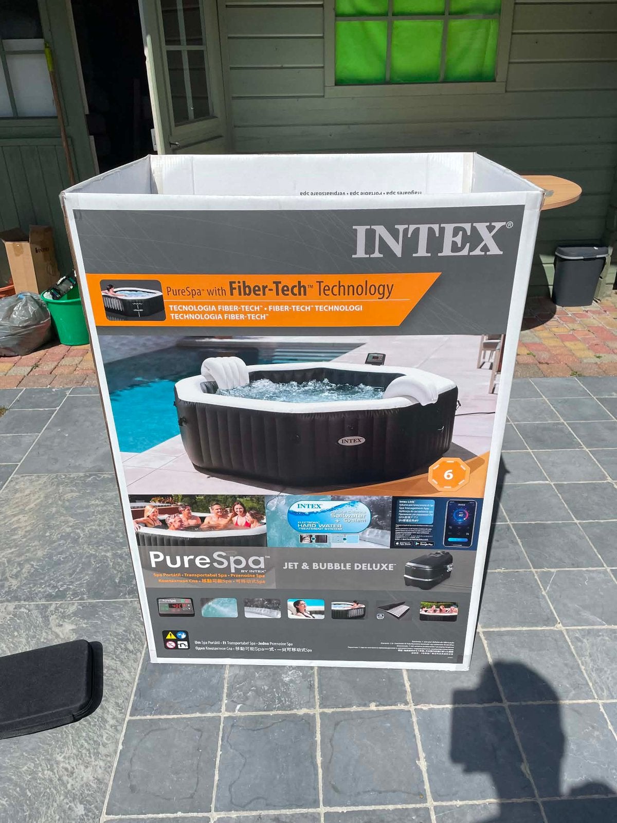 Gratis Intex spa 6 personen, Enlèvement, Comme neuf, Pompe