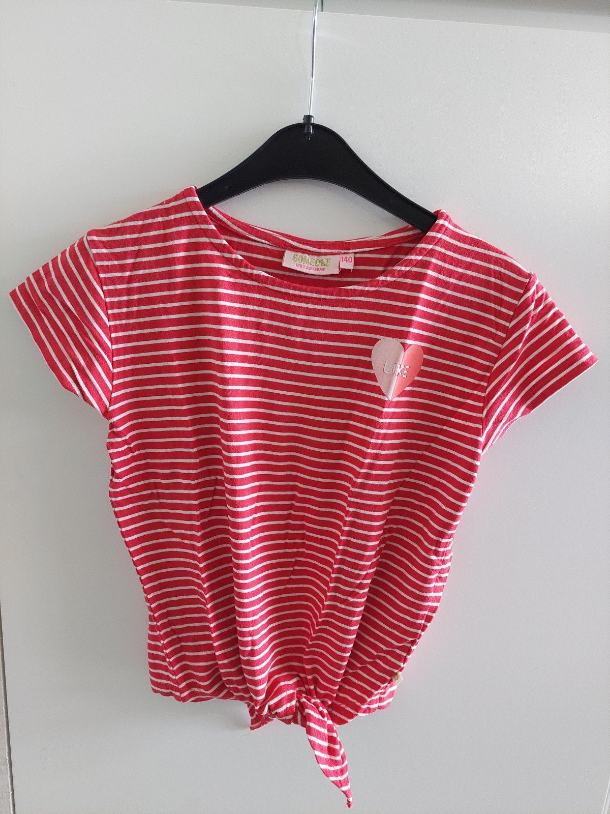 T-shirt, maat: 140, Someone, Kinderen en Baby's, Kinderkleding | Maat 140, Meisje, Ophalen of Verzenden, Zo goed als nieuw, Someone