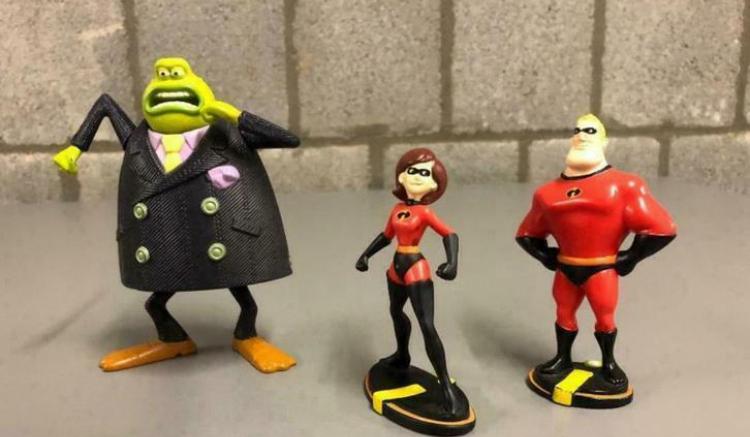 3 figuren Bullyland The Incredibles en Mc Donalds., Collections, Jouets miniatures, Enlèvement ou Envoi