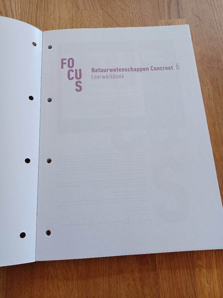 Leerwerkboek focus, Boeken, Schoolboeken, Ophalen of Verzenden, Nieuw, Natuurkunde, Pelckmans