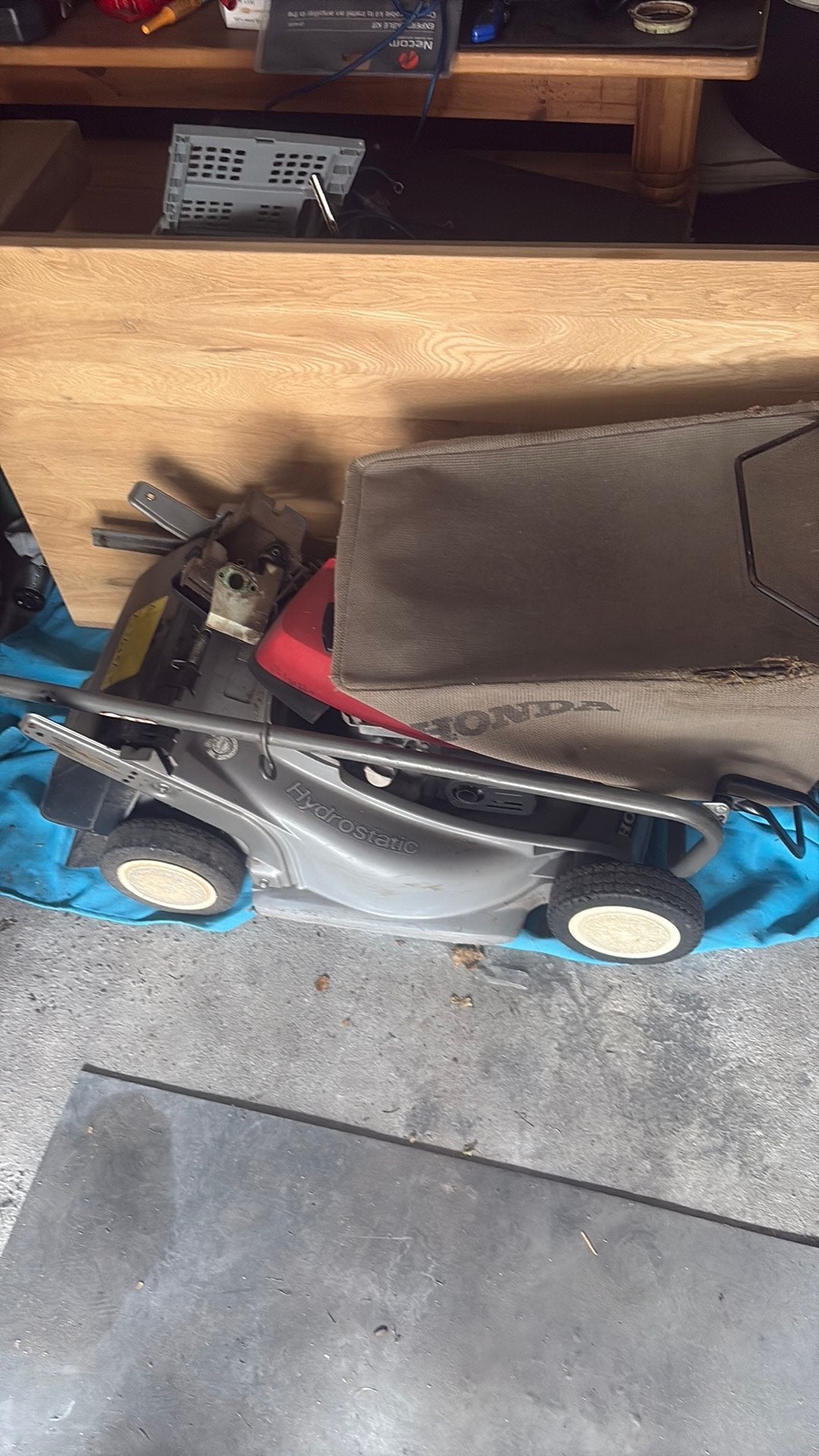 Grasmaaier honda, Tuin en Terras, Ophalen, Cirkelmaaier, Gebruikt, Opvangzak