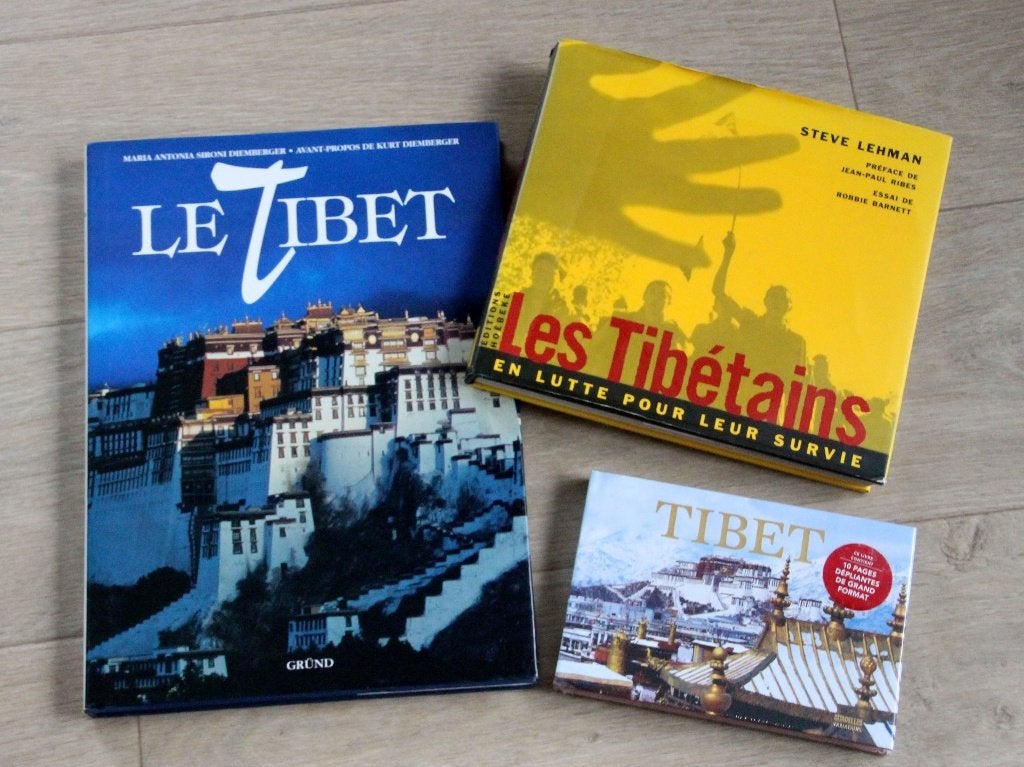 3 livres sur le Tibet Himalaya les Tibétains, Livres, Récits de voyage, Comme neuf, Asie, Envoi