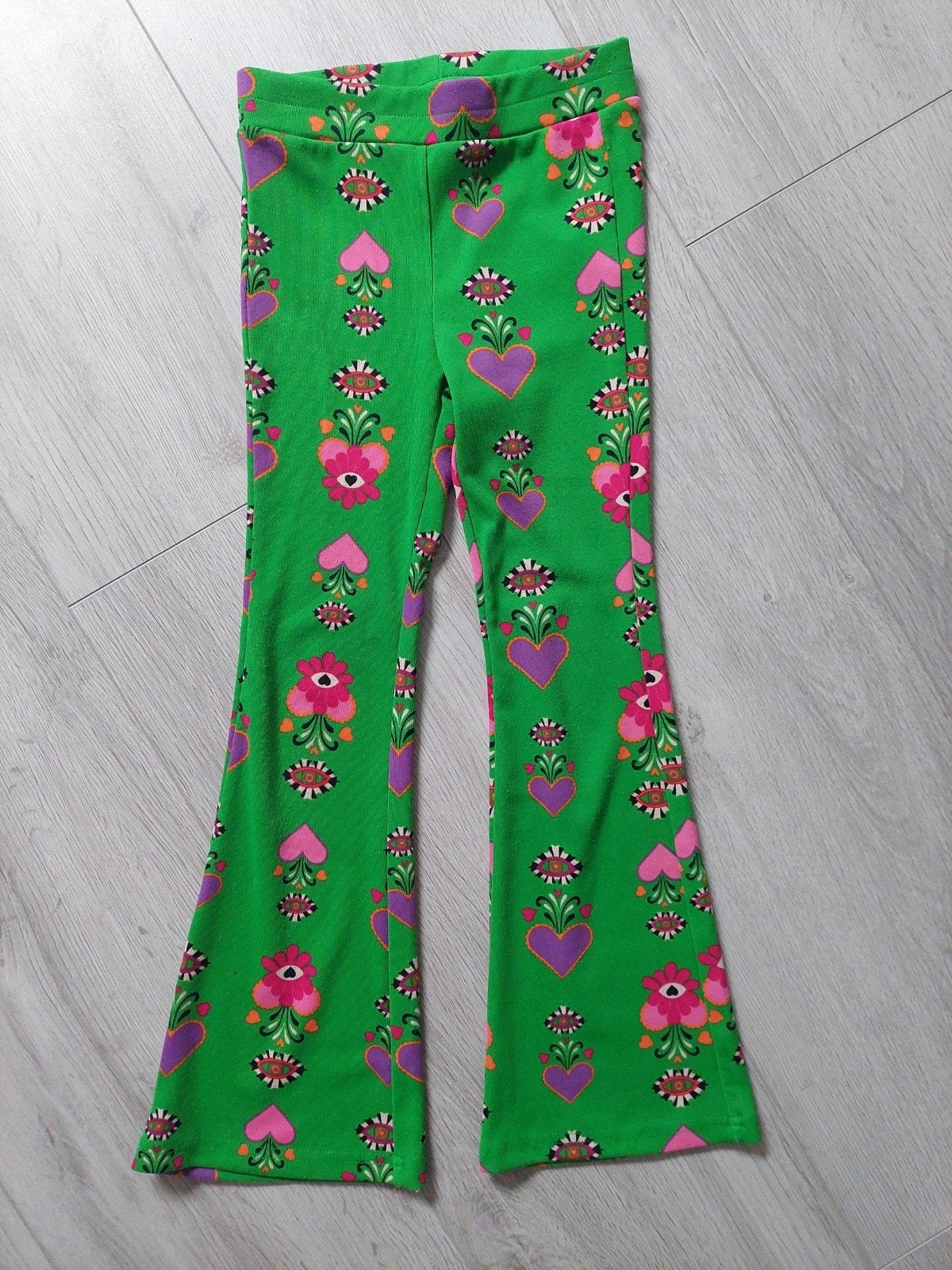 Flared broek 122/128, Ophalen of Verzenden, Meisje, Broek