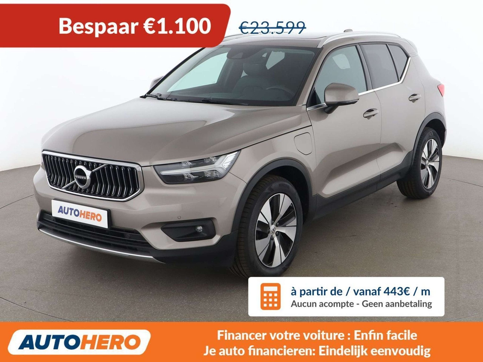 Volvo XC40 1.5 T5 Plug-in Hybrid Inscription Expr 2WD, Auto's, Gebruikt, 192 kW, 41 g/km, Leder