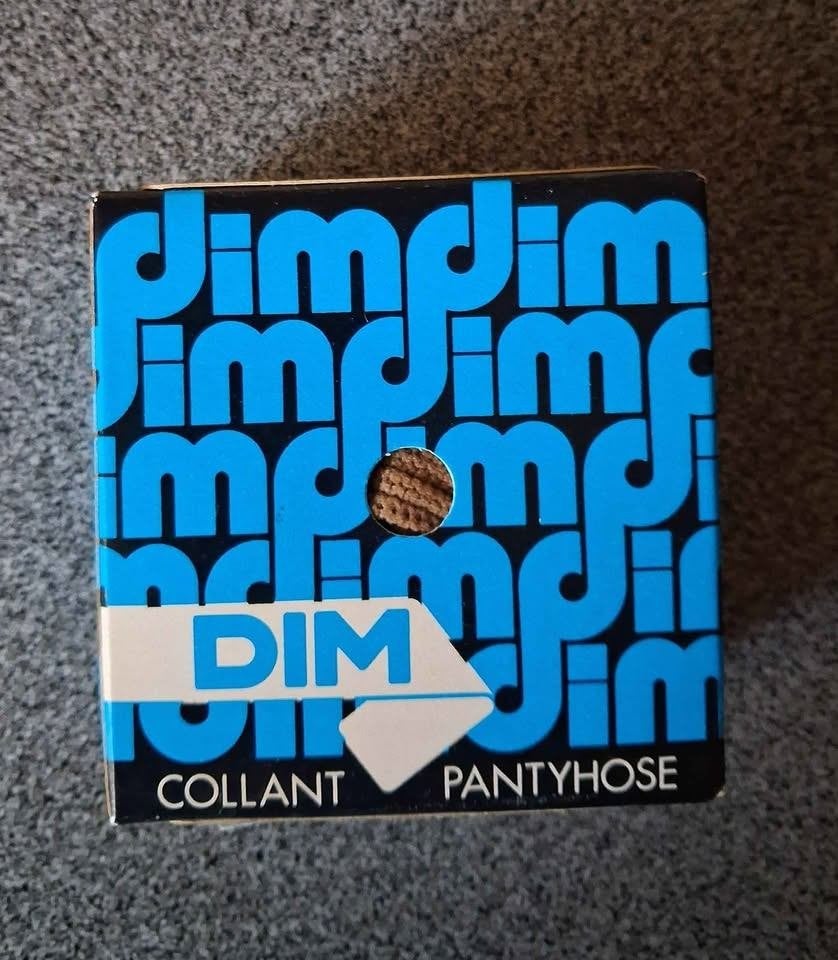 Originele vintage DIM panty jaren '70 – Model Palma 20 den, Bruin, Nieuw, Dim, Ophalen of Verzenden