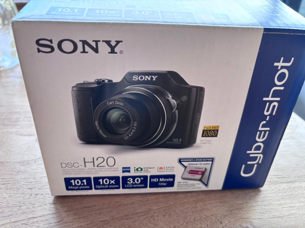Digitale fotocamera Sony DSC-H20 Cyber Shot, Ophalen, Zo goed als nieuw, Sony