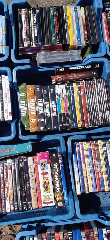 Lot dvds circa 2200stuks, Enlèvement