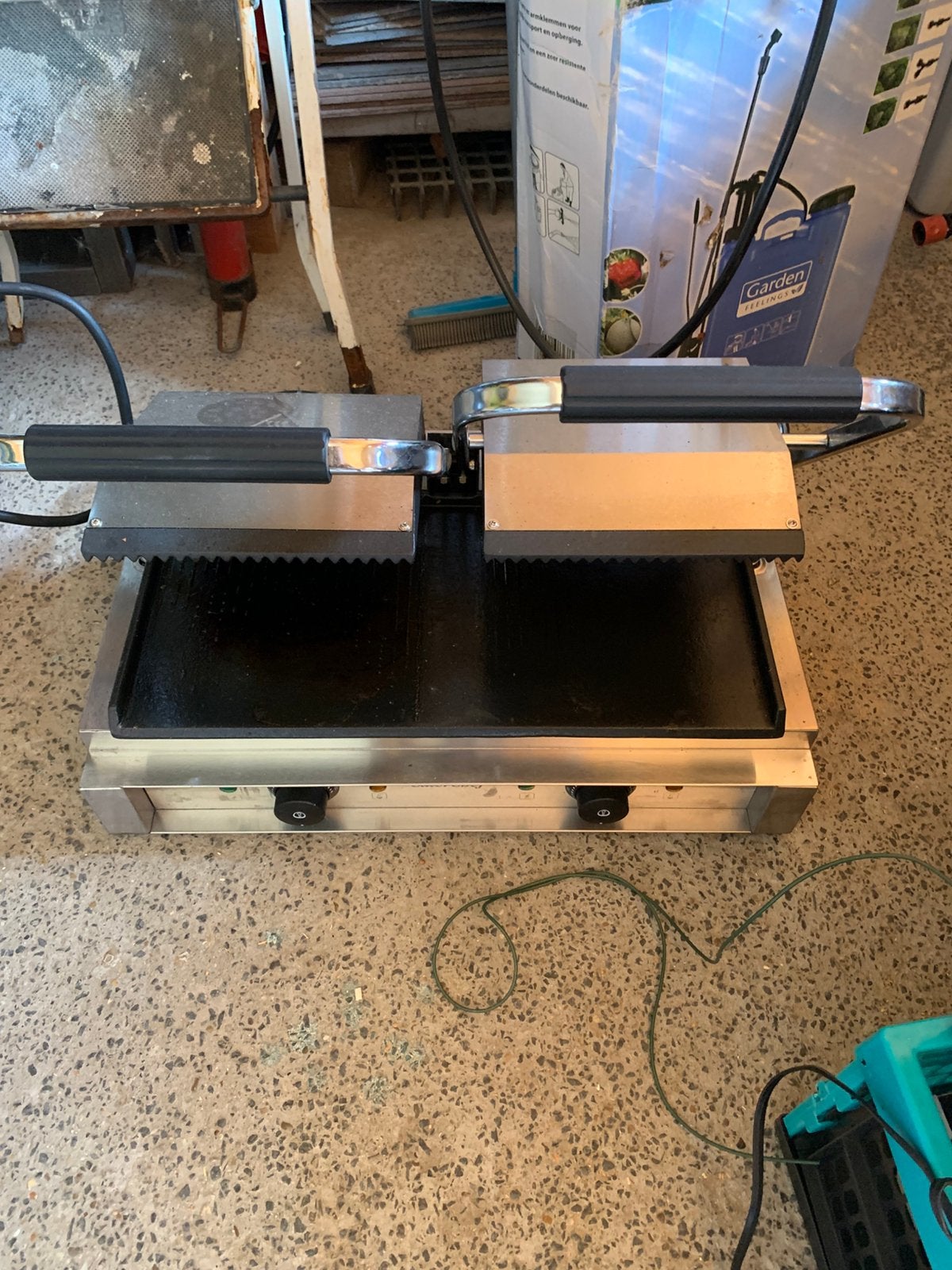 Professionele Dubbele Contactgrill / Paninigrill - CaterChef, Ophalen