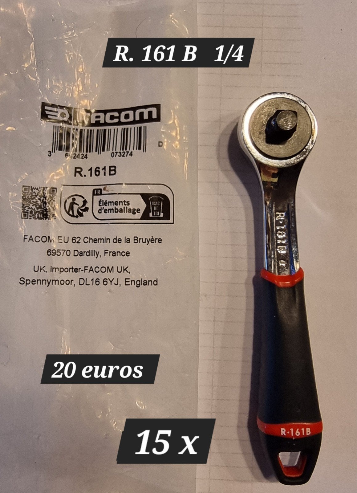 facom r161b, Bricolage & Construction, Enlèvement, Facom