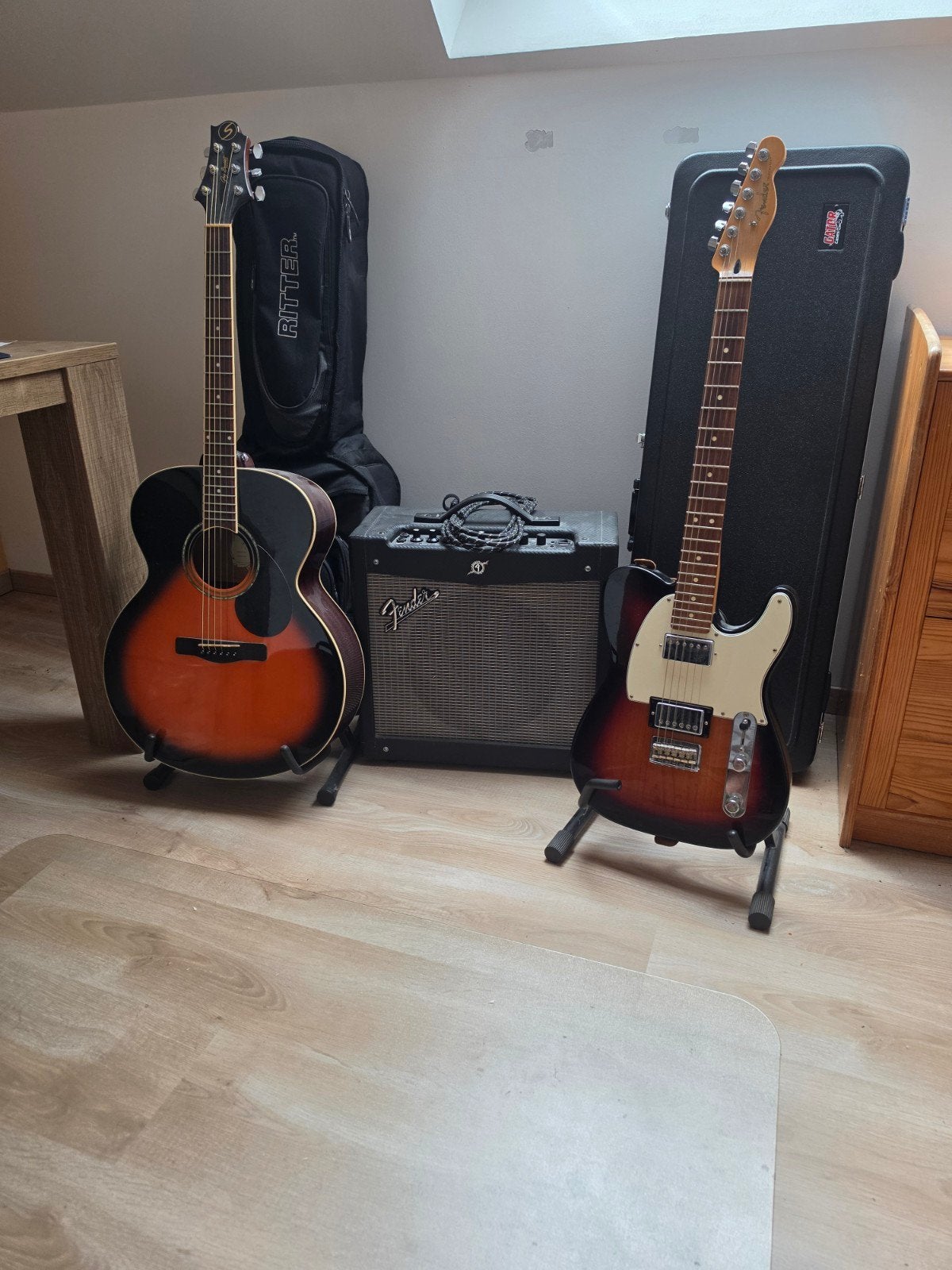 Fender Telecaster - Gregg Bennett bruin, Musique & Instruments, Instruments à corde | Guitares | Électriques, Enlèvement, Fender
